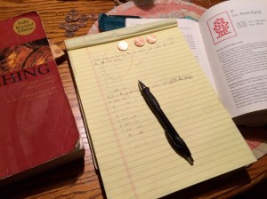 Landon_I Ching in progress